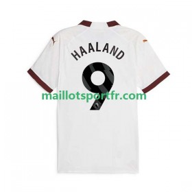 Maillot de Foot Manchester City Erling Haaland 9 Exterieur 2023/24